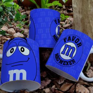 Caneca de porcelana 325ml, coleção Pascoa m&m