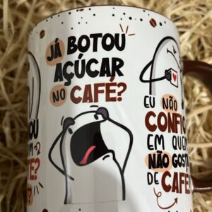 caneca de porcela 325ml, você nao gosta de café